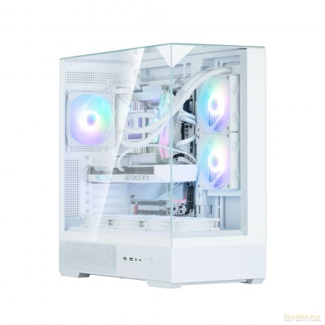 Obudowa P40 Prism Mid-Tower szkło hartowane biała