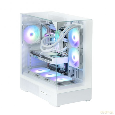 Obudowa P40 Prism Mid-Tower szkło hartowane biała