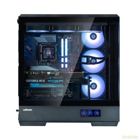 Obudowa P50 DS Mid-Tower 4 wentylatory ARGB czarna