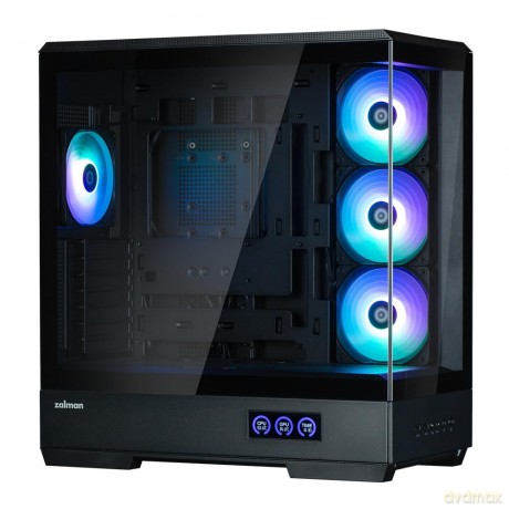 Obudowa P50 DS Mid-Tower 4 wentylatory ARGB czarna