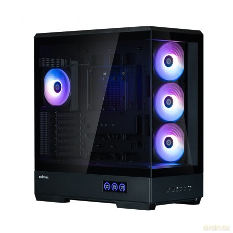 Obudowa P50 DS Mid-Tower 4 wentylatory ARGB czarna