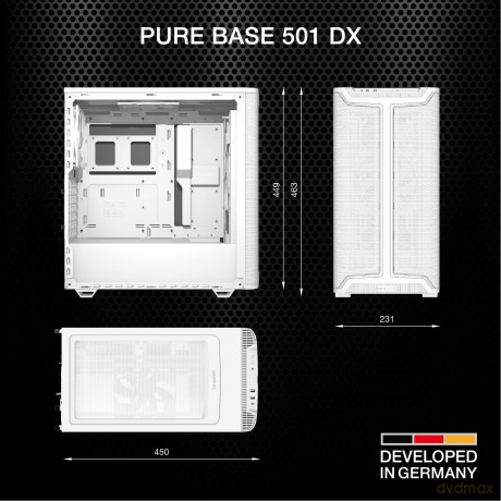 Obudowa Pure Base 501 DX biała