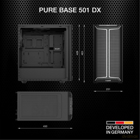 Obudowa Pure Base 501 DX czarna