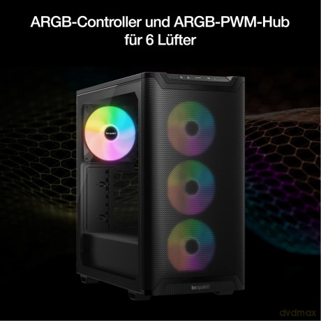 Obudowa Pure Base 501 LX ARGB czarna