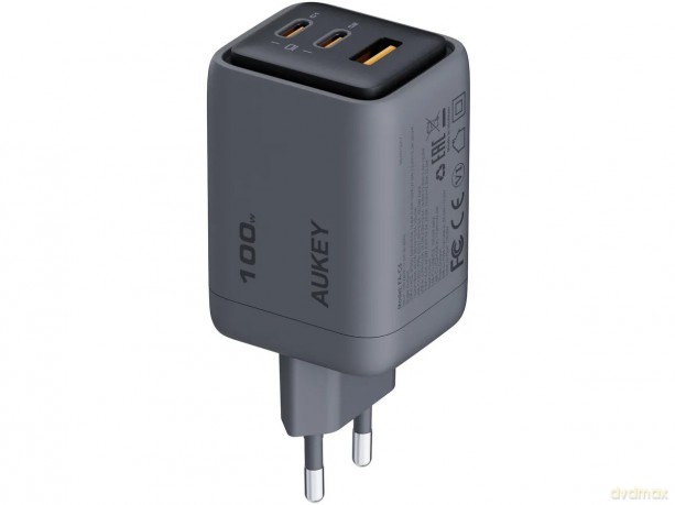 PA-C5 ładowarka sieciowa 3xUSB (2xUSB-C i 1xUSB-A) 100W 5A QC5.0 PD3.0 AFC PPS FCP SCP [ŁADOWARKA]