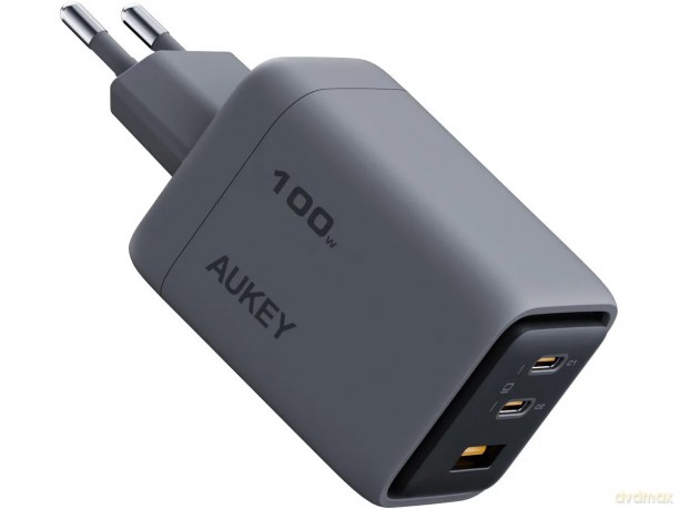 PA-C5 ładowarka sieciowa 3xUSB (2xUSB-C i 1xUSB-A) 100W 5A QC5.0 PD3.0 AFC PPS FCP SCP [ŁADOWARKA]