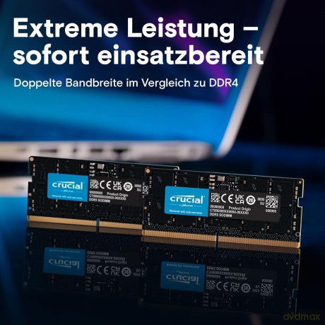 Pamięć do notebooka DDR5 SODIMM 128GB(2*64)/5600 CL46