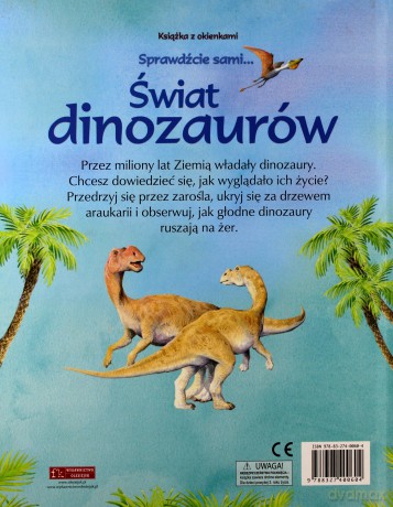Świat dinozaurów. Książka z okienkami [KSIĄŻKA]