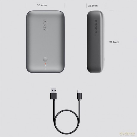 PB-Y57 Mini Power Bank | 20000mAh | 22.5W | 2xUSB | PD 3.0 QC 3.0 LED