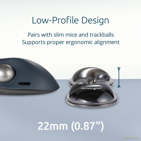 Podkładka pod nadgarstek do myszy Slim Duo Gel szara