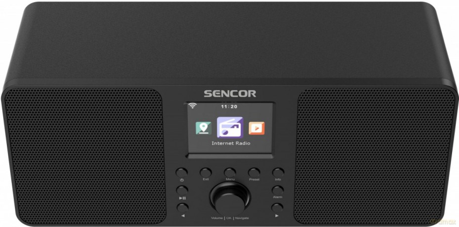 Radio Internetowe Moc 2x10W,WiFi,FM,DAB+,USB, wys.LCD