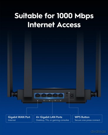 Router Mesh WR3600 2.5G WiFi 7 BE3600