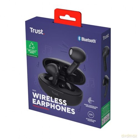 Słuchawki earbuds Yavi Bluetooth ENC czarne