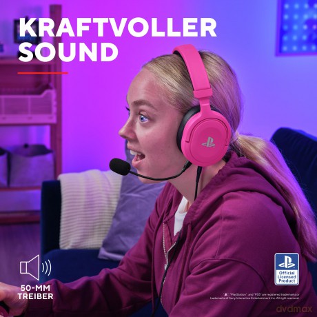 Słuchawki GXT498B Forta Gaming Headset For PS5 - Pink