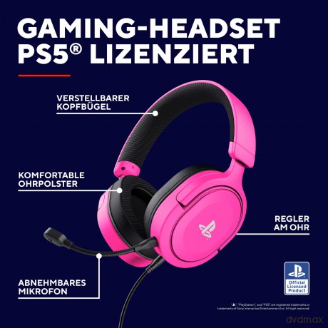 Słuchawki GXT498B Forta Gaming Headset For PS5 - Pink