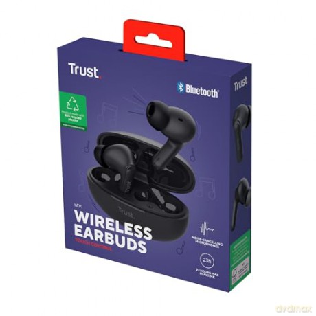 Słuchawki Yavi Bluetooth ENC czarne