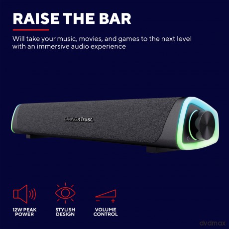 Soundbar GXT 620 Axon RGB Illum inated