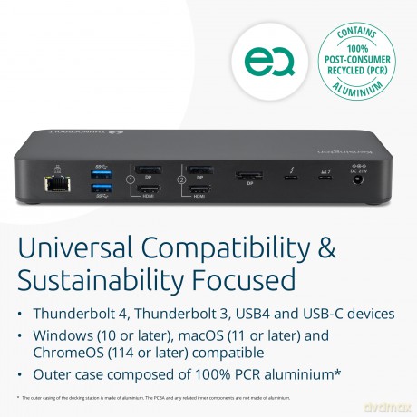 Stacja dokująca SD5920T EQ Thunderbolt 4 Quad 4k DisplayLink