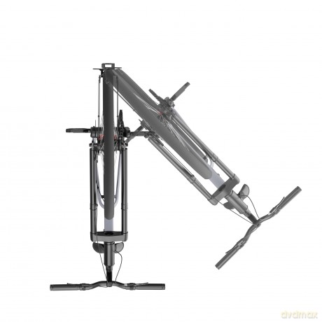 Stojak rowerowy ścienny 35 kg max, MC-498 czarny, stalowy