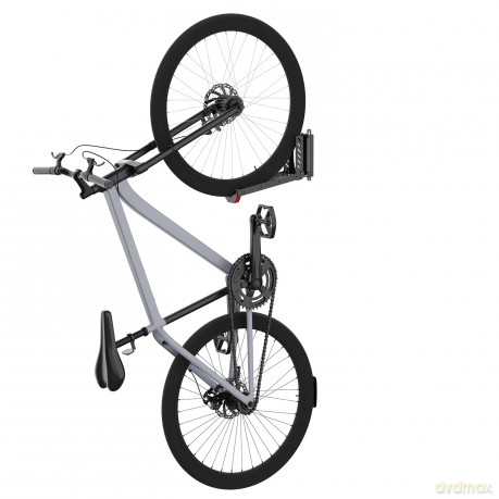 Stojak rowerowy ścienny 35 kg max, MC-498 czarny, stalowy