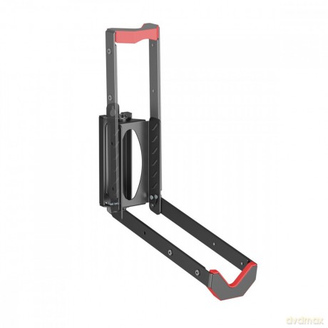 Stojak rowerowy ścienny 35 kg max, MC-498 czarny, stalowy