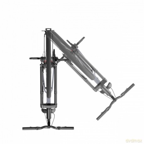 Stojak rowerowy ścienny 35 kg max, MC-498 czarny, stalowy