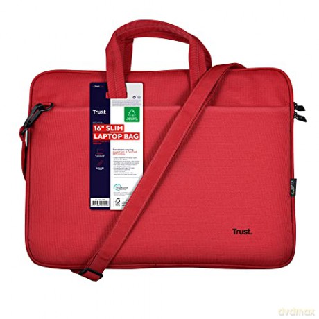 Torba na laptopa 16 cali Bologna ECO, czerwona