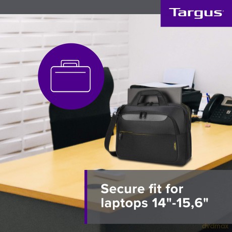 Torba na laptopa CityGear 14-15.6 cala Topload czarna