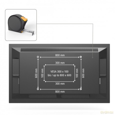Uchwyt LCD/LED 800X600 fullmotion 90 cali