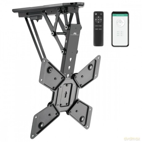 Uchwyt sufitowy elektryczny do TV, MC-492 max. 30kg, VESA 600x400, pilot, 23-55 cali