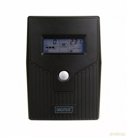 UPS Line-Ineractive LCD BASIC, 600VA/360W, 1x12V/7Ah, AVR, 2x Schuko CEE 7/3
