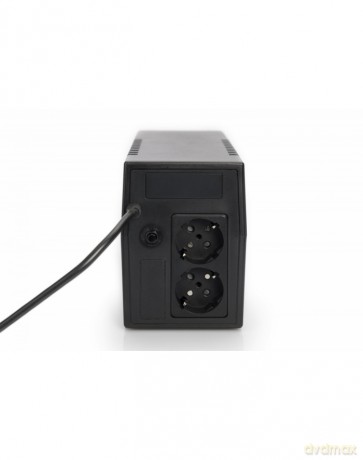 UPS Line-Ineractive LED BASIC, 600VA/360W, 1x12V/7Ah, AVR, 2x Schuko CEE 7/3