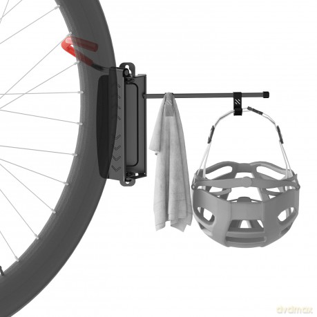 Wieszak rowerowy na ścianę, MC-499 MAX 35kg stalowy, czarny