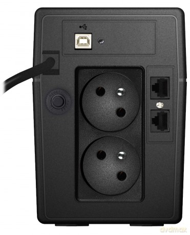 Zasilacz awaryjny line-interactive 650VA 2X 230V PL OUT, RJ11 IN/OUT, LCD