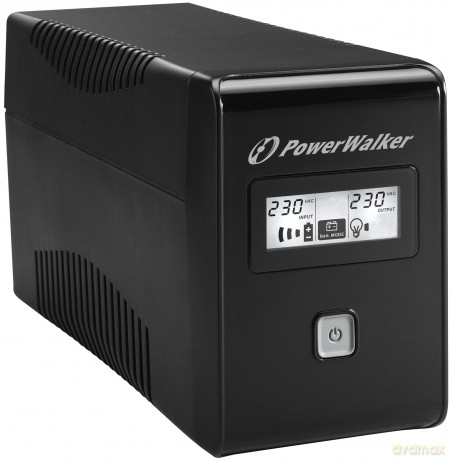 Zasilacz awaryjny line-interactive 650VA 2X 230V PL OUT, RJ11 IN/OUT, LCD