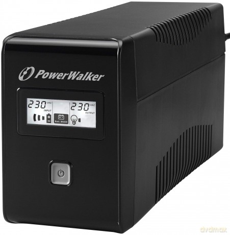 Zasilacz awaryjny line-interactive 650VA 2X 230V PL OUT, RJ11 IN/OUT, LCD