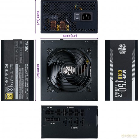 Zasilacz MWE Gold 750W v2 ATX 3.1