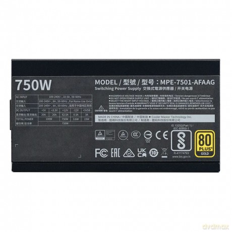 Zasilacz MWE Gold 750W v2 ATX 3.1