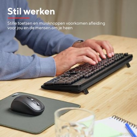 Zestaw klawiatura + mysz ODY II Wireless US