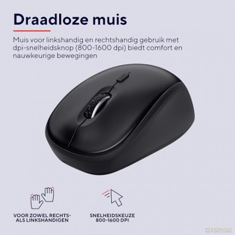 Zestaw klawiatura + mysz ODY II Wireless US