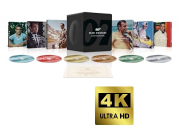 007: The Sean Connery Collection (Dr. No/ From Russia with Love/ Goldfinger/ Thunderball/ You Only Live Twice/ Diamonds Are Forever) [6xBlu-Ray 4K]