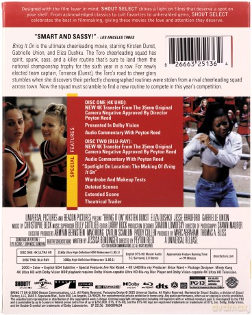 Bring It On (Dziewczyny z drużyny) [Blu-Ray 4K]+[Blu-Ray]