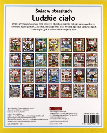 Świat w obrazkach - Ludzkie ciało BR [KSIĄŻKA]
