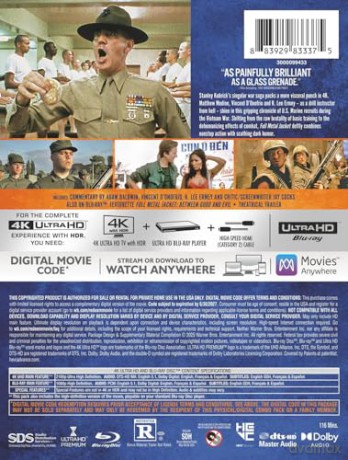 Full Metal Jacket (steelbook) [Blu-Ray 4K]+[Blu-Ray]