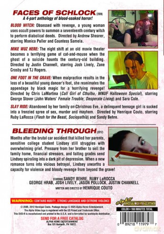 Indie Horror Double Feature: Faces of Schlock (2009)/ Bleeding Through (2012) [DVD]