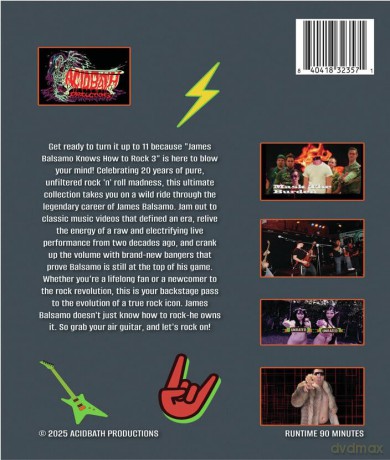 James Balsamo Knows How To Rock 3 [Blu-Ray]