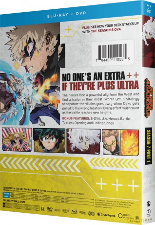 My Hero Academia (Akademia bohaterów) Season 7 Part 1 [2xBlu-Ray]+[2xDVD]