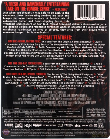 The Return of the Living Dead (Powrót żywych trupów) (Limited) [Blu-Ray 4K]+[2xBlu-Ray]