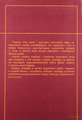 Święta i obyczaje żydowskie [KSIĄŻKA]