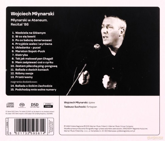 Wojciech Młynarski: Młynarski W Ateneum - Recital 86 [SACD]